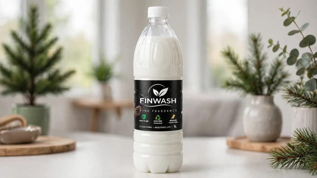 FinWash Pine Fragrance Floor Cleaner 1 Litre Bottle