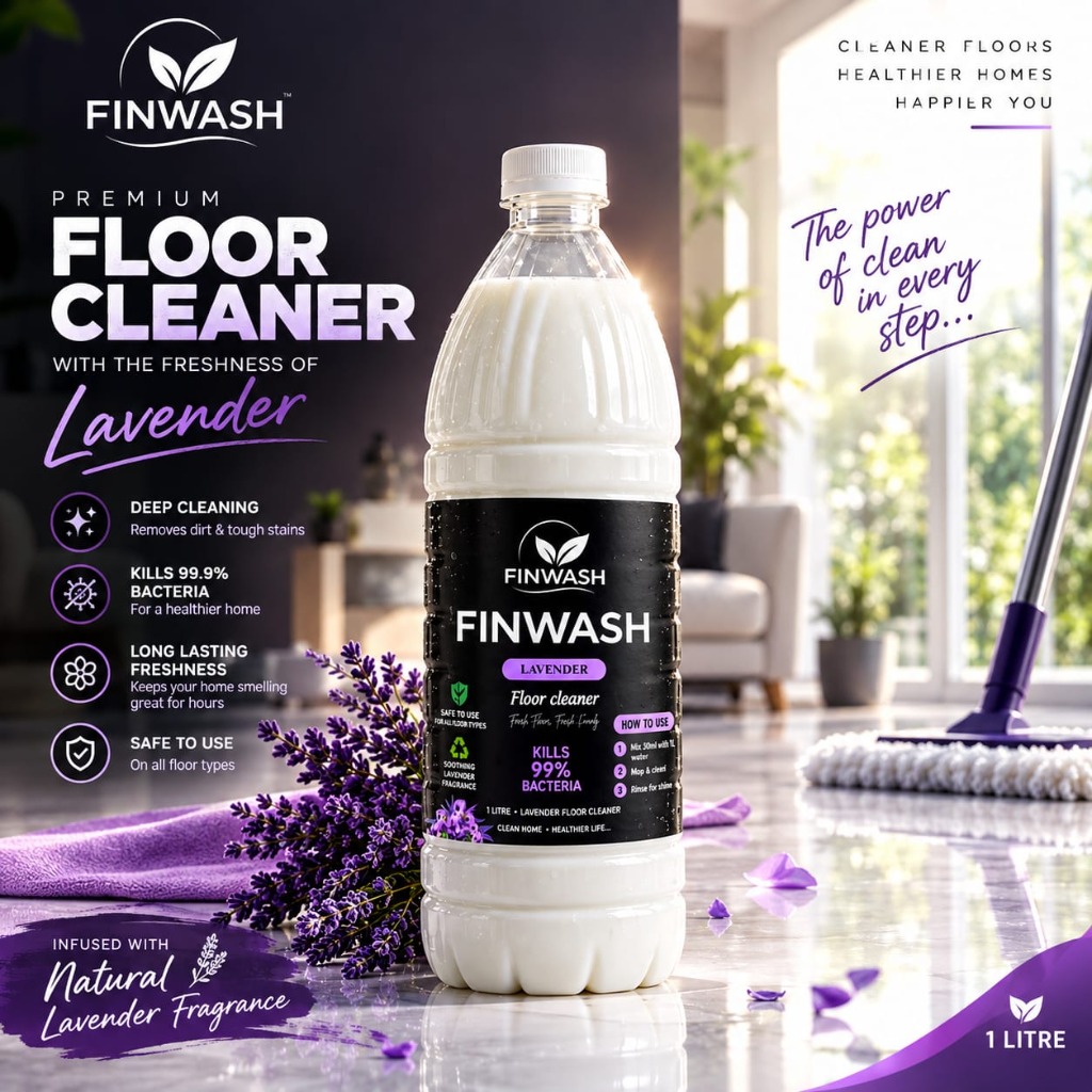 FinWash Premium Lavender Floor Cleaner