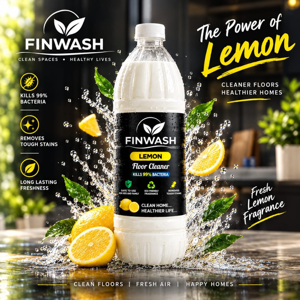 FinWash Lemon Floor Cleaner
